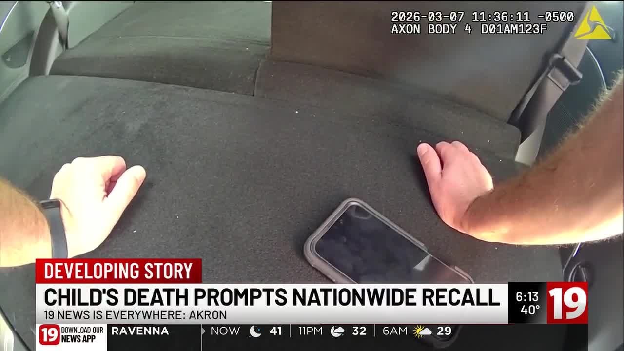 Akron police release details after a 2-year-old killed in SUV power-seat incident