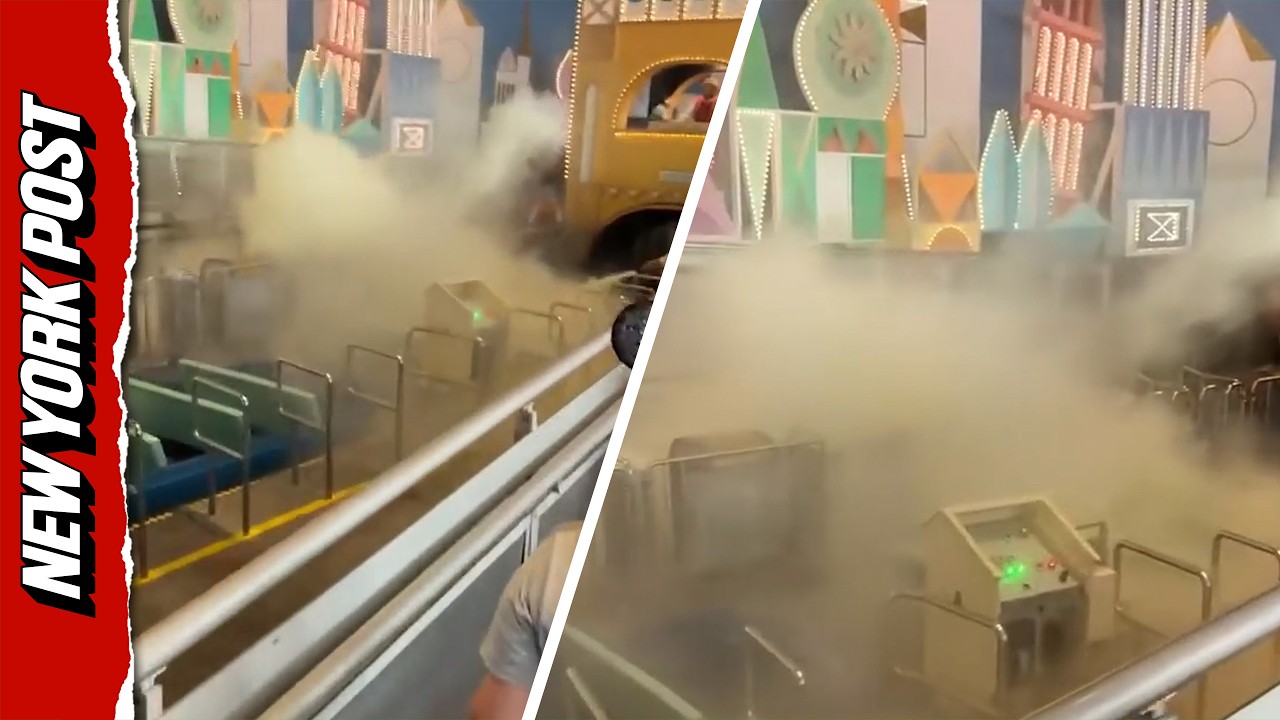 Fire Forces Iconic Disney Ride to Shutdown as Smoke Fills Room