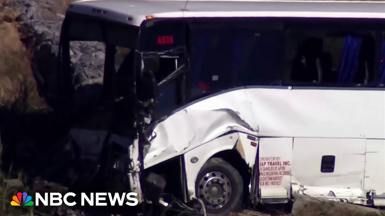 Two children among five killed in Virginia bus crash