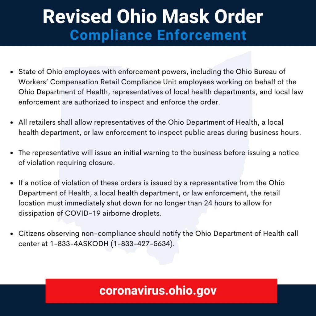 Revised ohio mask order covid