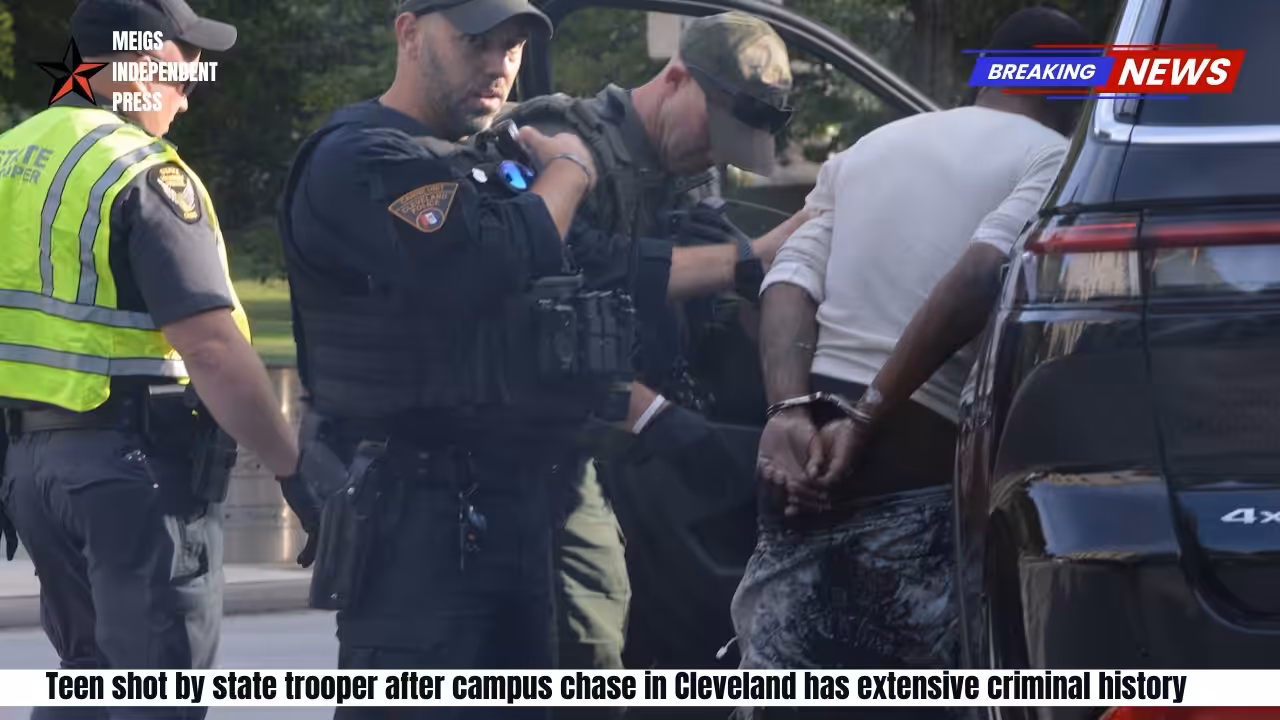 Teen shot by state trooper after campus chase in Cleveland has extensive criminal history