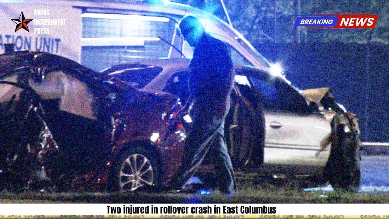 Two injured in rollover crash in East Columbus