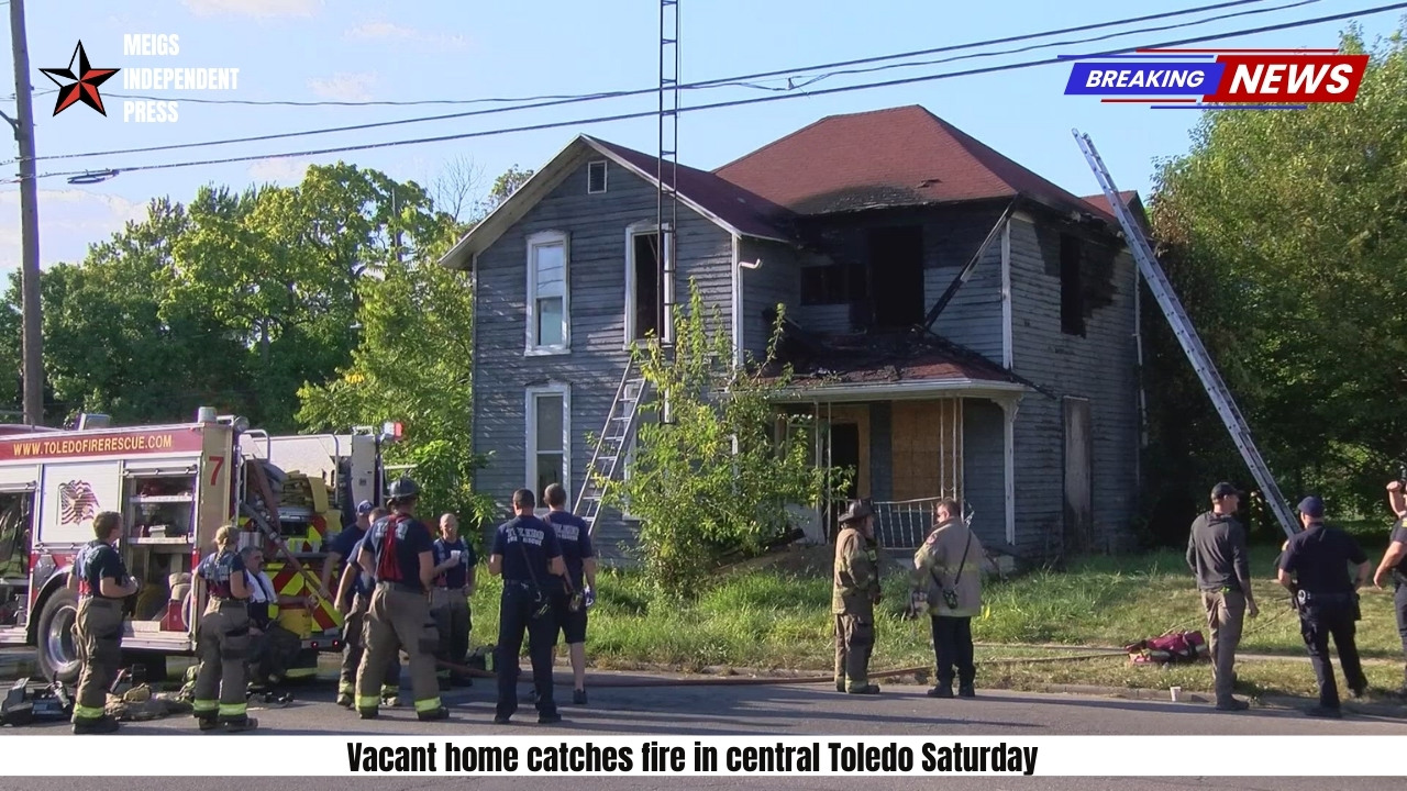 Vacant home catches fire in central Toledo Saturday