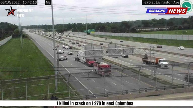 1 killed in crash on I-270 in east Columbus