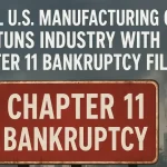 Critical U.S. Manufacturing Giant Stuns Industry with Chapter 11 Bankruptcy Filing (1)