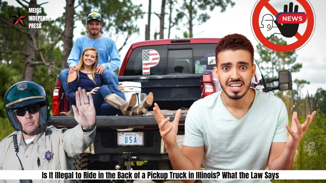 Is It Illegal to Ride in the Back of a Pickup Truck in Illinois? What the Law Says