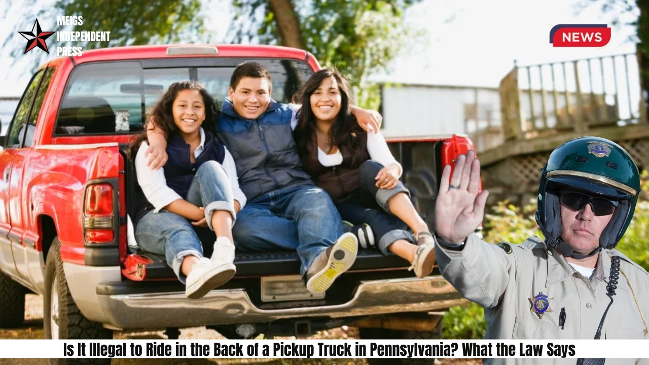 Is It Illegal to Ride in the Back of a Pickup Truck in Pennsylvania What the Law Says