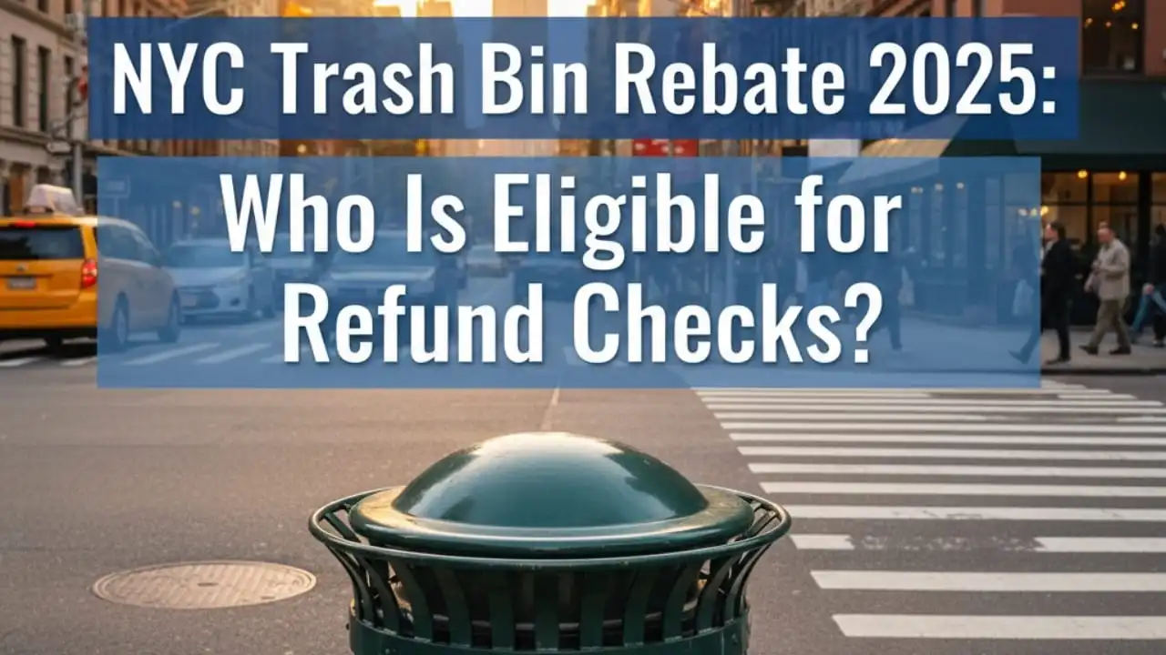 NYC Trash Bin Rebate 2025 Who Is Eligible for Refund Checks