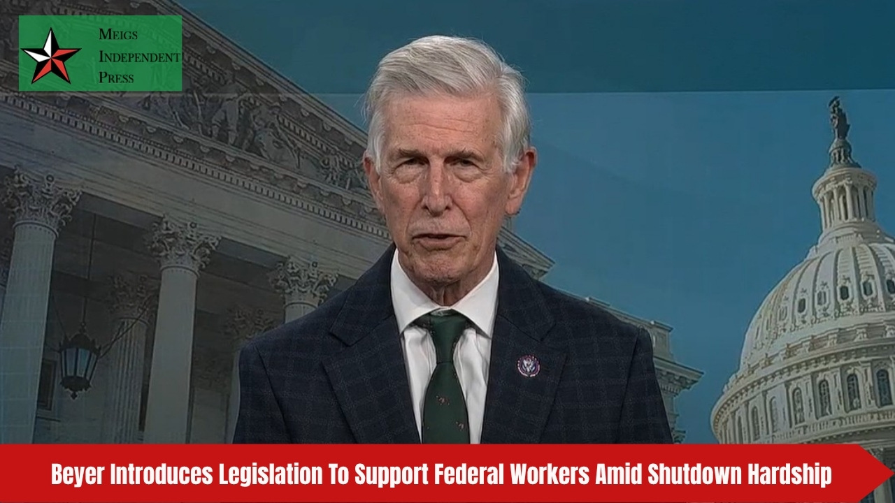 Beyer Introduces Legislation To Support Federal Workers Amid Shutdown Hardship