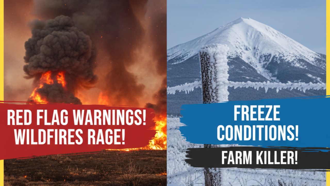 Colorado Weather Alerts Today: Red Flag Warnings and Freeze Conditions Sweep the State