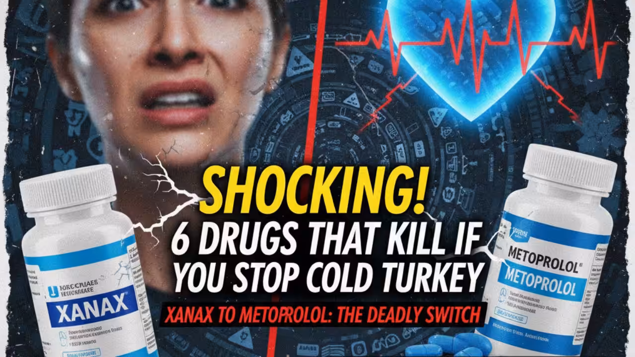 From Xanax to Metoprolol: Six Common Drugs That May Kill If You Stop Them Suddenly