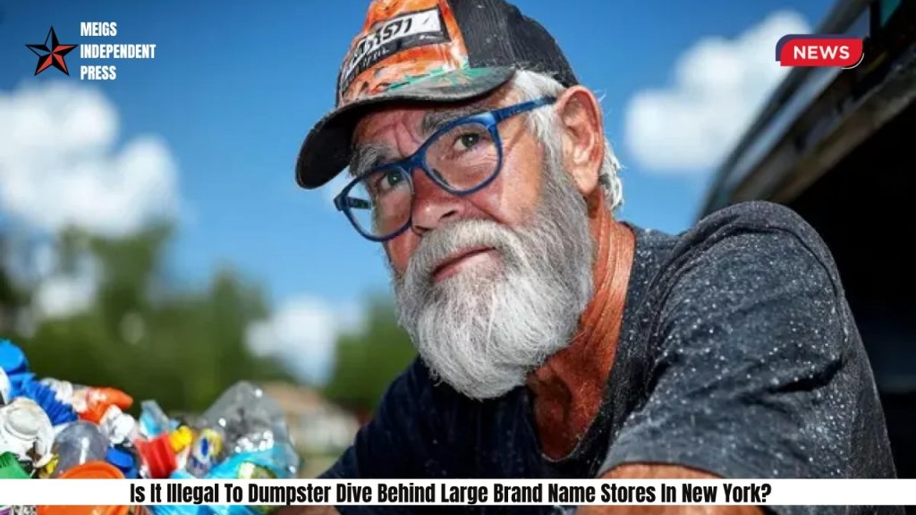 Is It Illegal To Dumpster Dive Behind Large Brand Name Stores In New York?