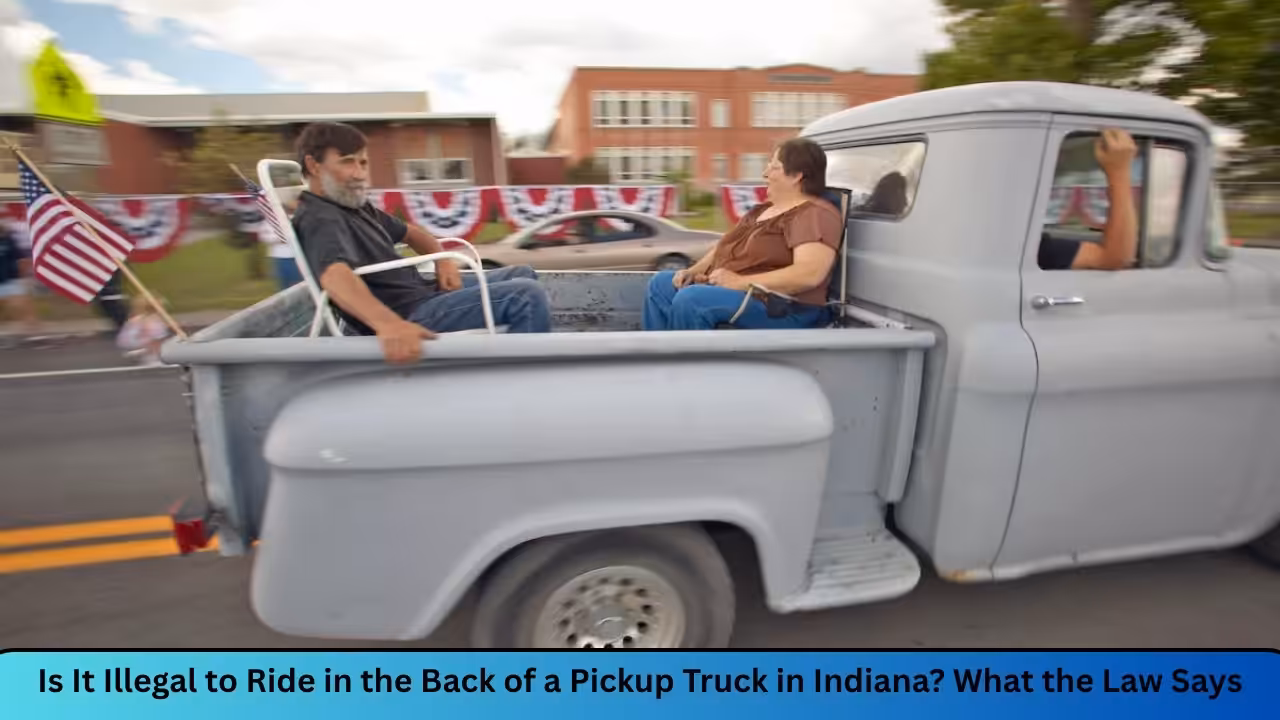 Is It Illegal to Ride in the Back of a Pickup Truck in Indiana What the Law Says