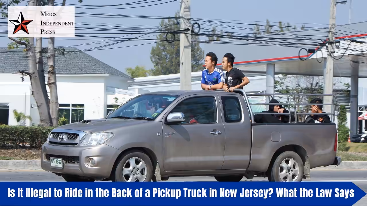 Is It Illegal to Ride in the Back of a Pickup Truck in New Jersey What the Law Says