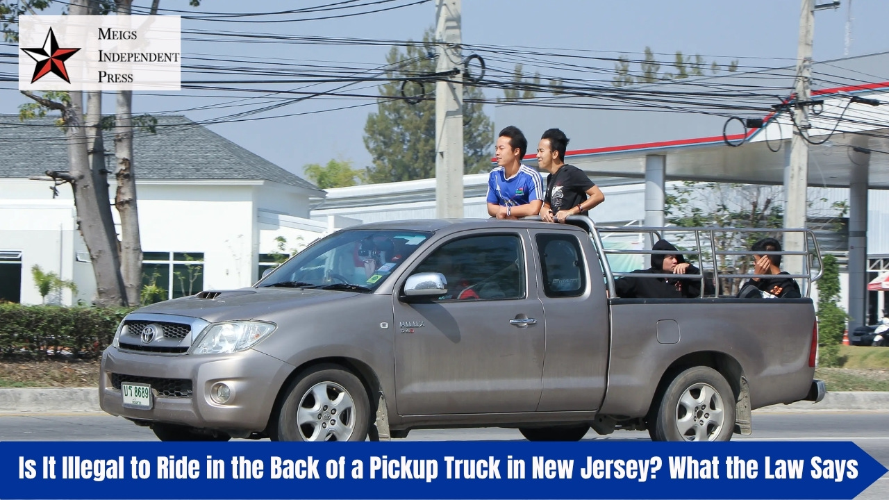 Is It Illegal to Ride in the Back of a Pickup Truck in New Jersey What the Law Says