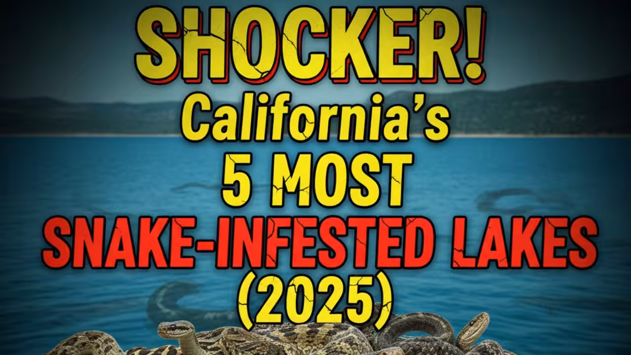 The 5 Most Snake Infested Lakes in California in 2025