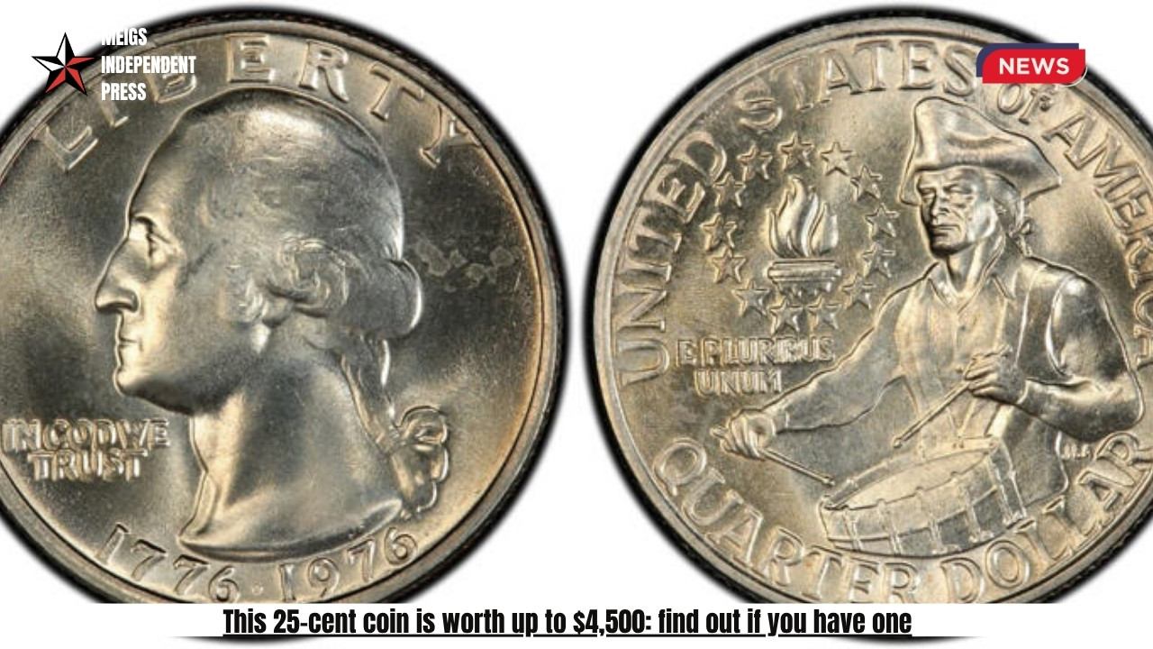 This 25-cent coin is worth up to $4,500: find out if you have one