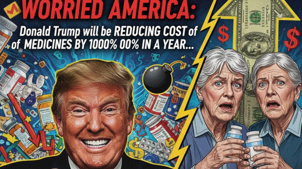 Time to get really worried America: Donald Trump will be reducing cost of medicines by 1000% in a year… by doubling their prices