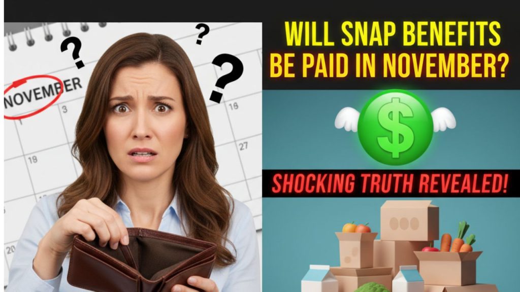 Will SNAP benefits be paid in November?
