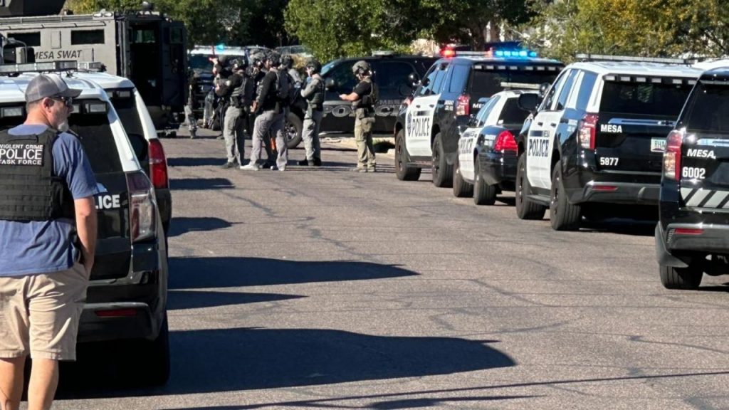 Man Wanted On Multiple Charges Arrested After Barricade Situation In Mesa