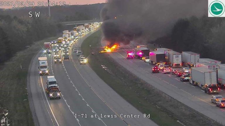 Fiery crash on I-71 leaves Ohio family dead: What we know so far