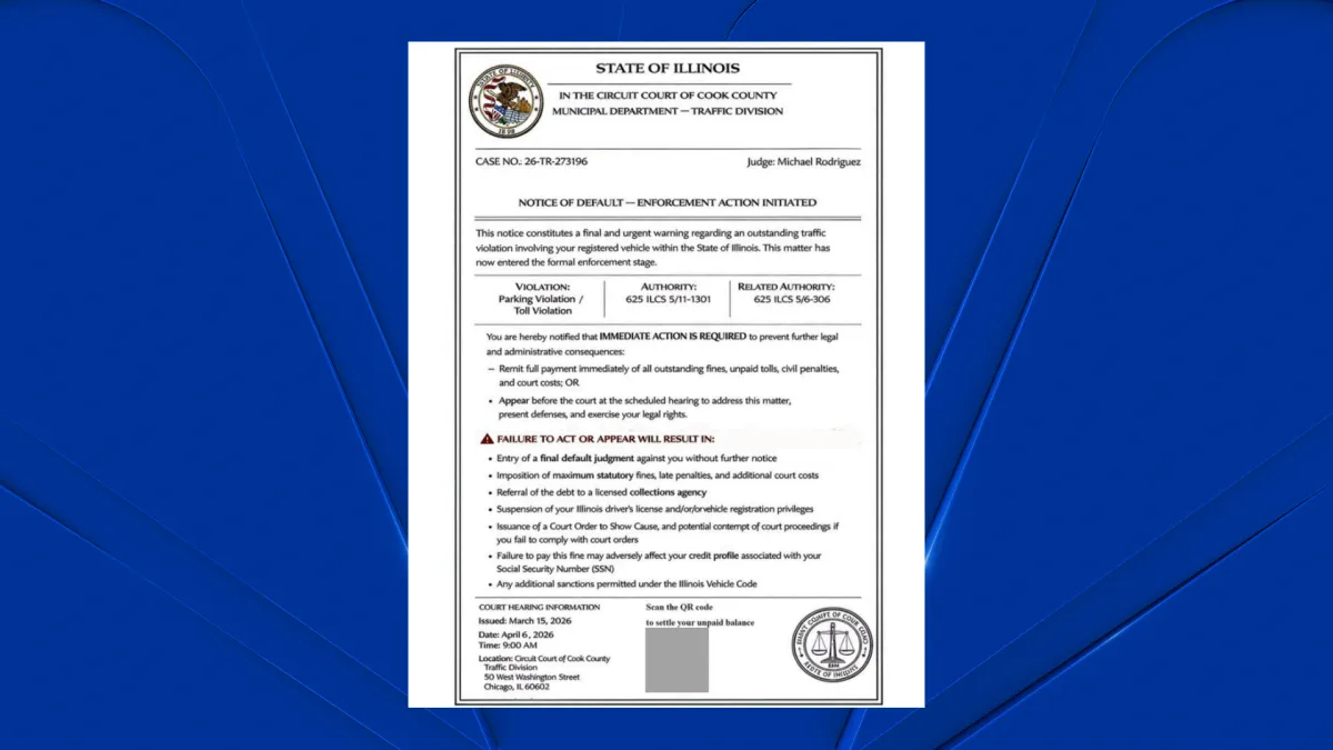 Scam court notice letter may arrive in your mailbox, Cook County officials warn