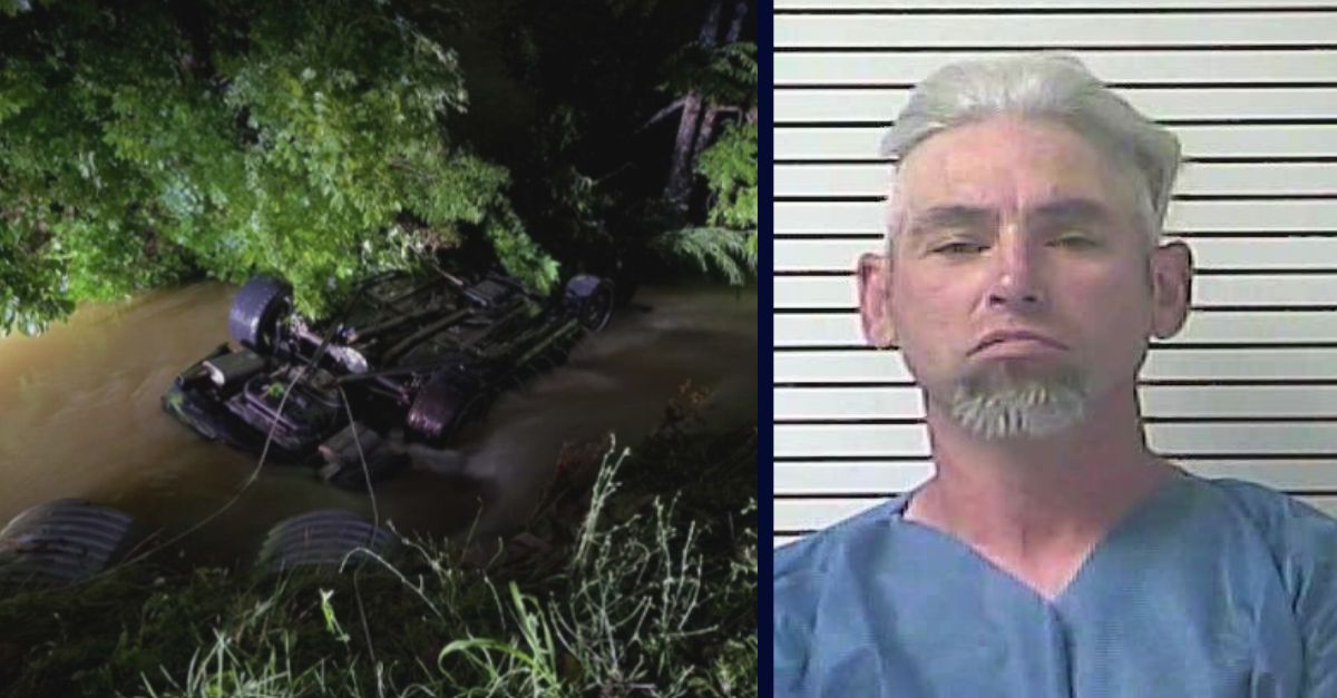 'He was drowning too': Boy begs drunk father for help as car sinks in creek before he drowns, dad survives with minor injuries, cops say