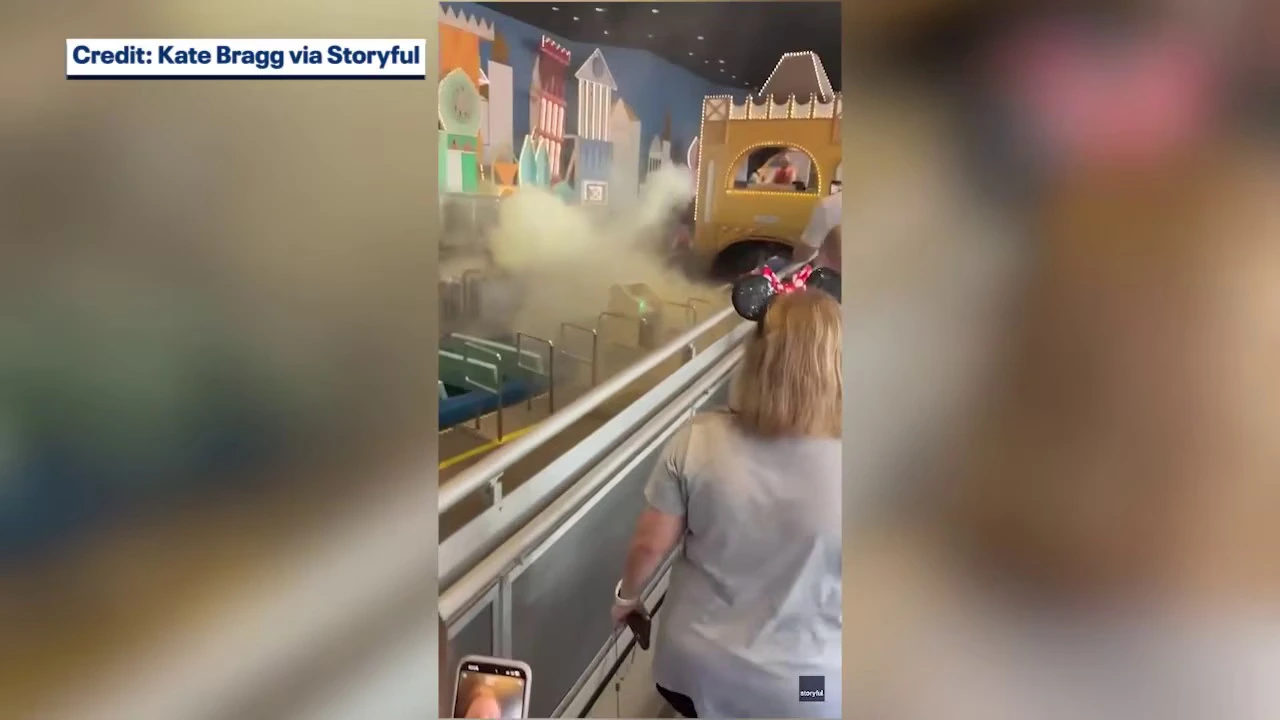 Video: Disney World's 'it's a small world' ride hit by small fire after portable charger ignites