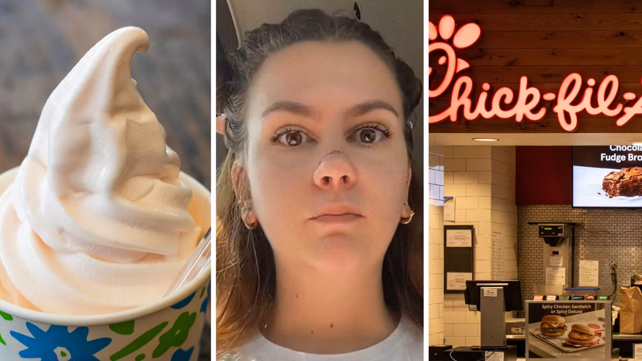Woman asks Chick-fil-A for a larger cup of ice cream. Then a worker intervenes: ‘We’re not allowed to do that’